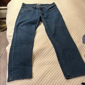 Ladies Straight Fit Denim Jeans in Blue